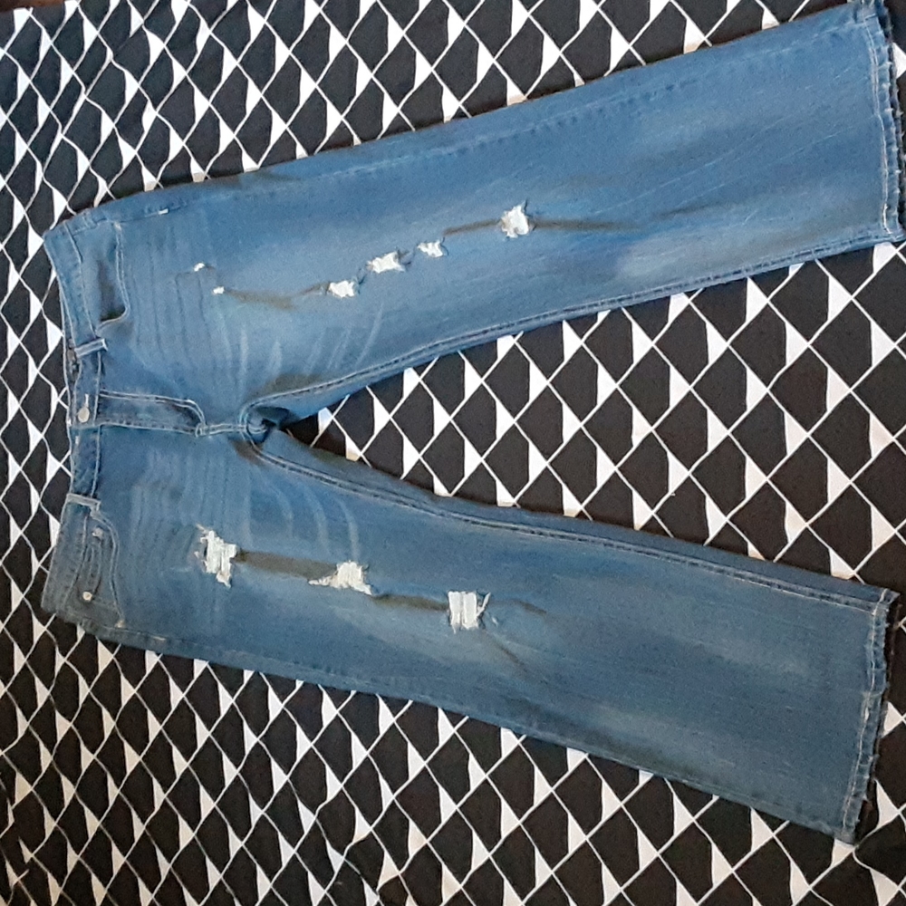 INDIGO PEOPLE  SLIM STRAIGHT STRETCH, 38X32
